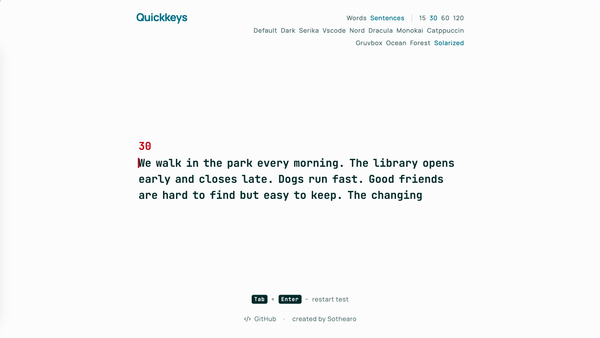 Quickkeys - Type fast. Track progress. Perfect your rhythm.